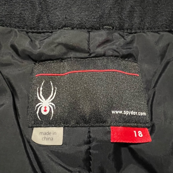 Youth Ski Bib (Spyder) - Picture 3 of 4